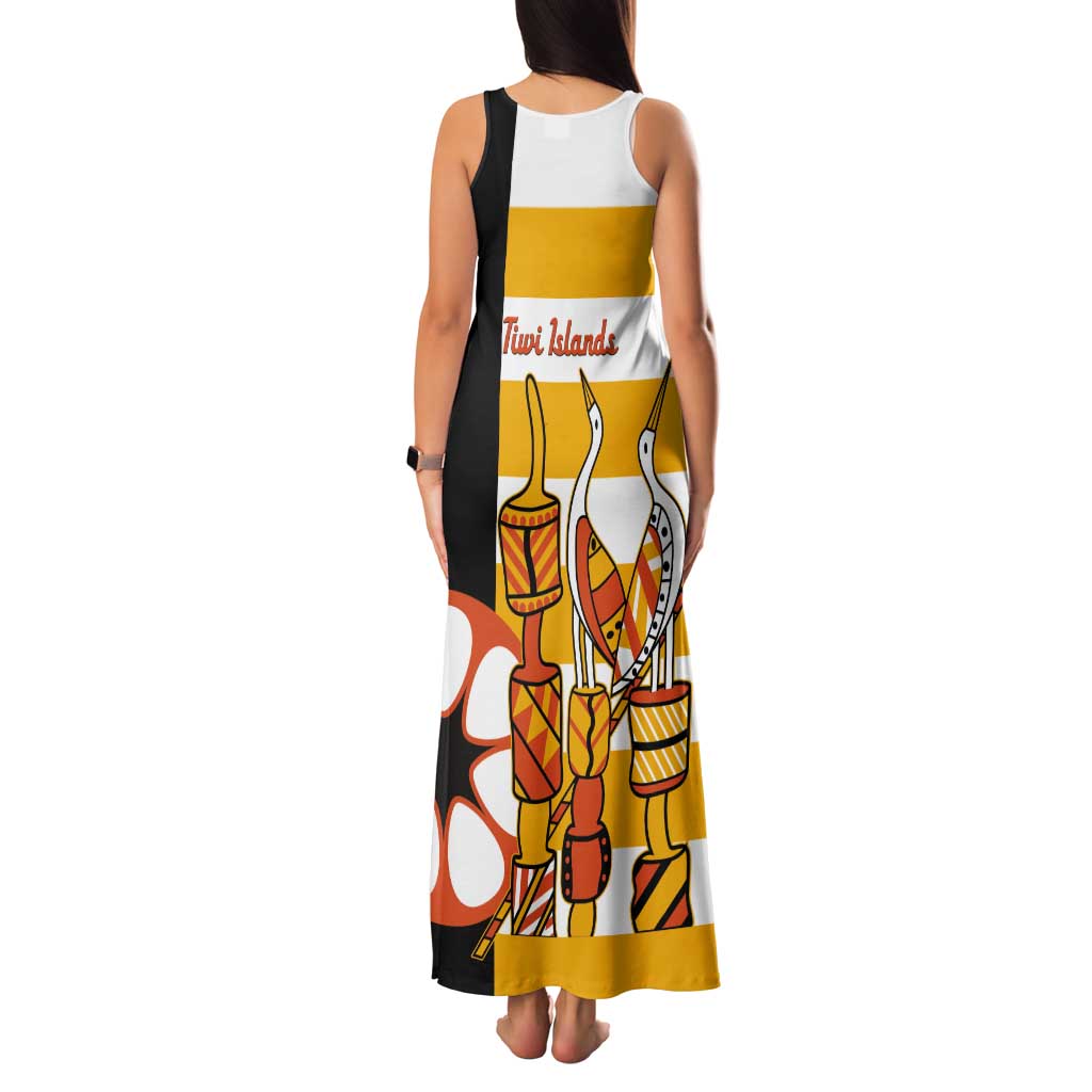 Australia Tiwi Islands Tank Maxi Dress Ratuati Irara Flag Style