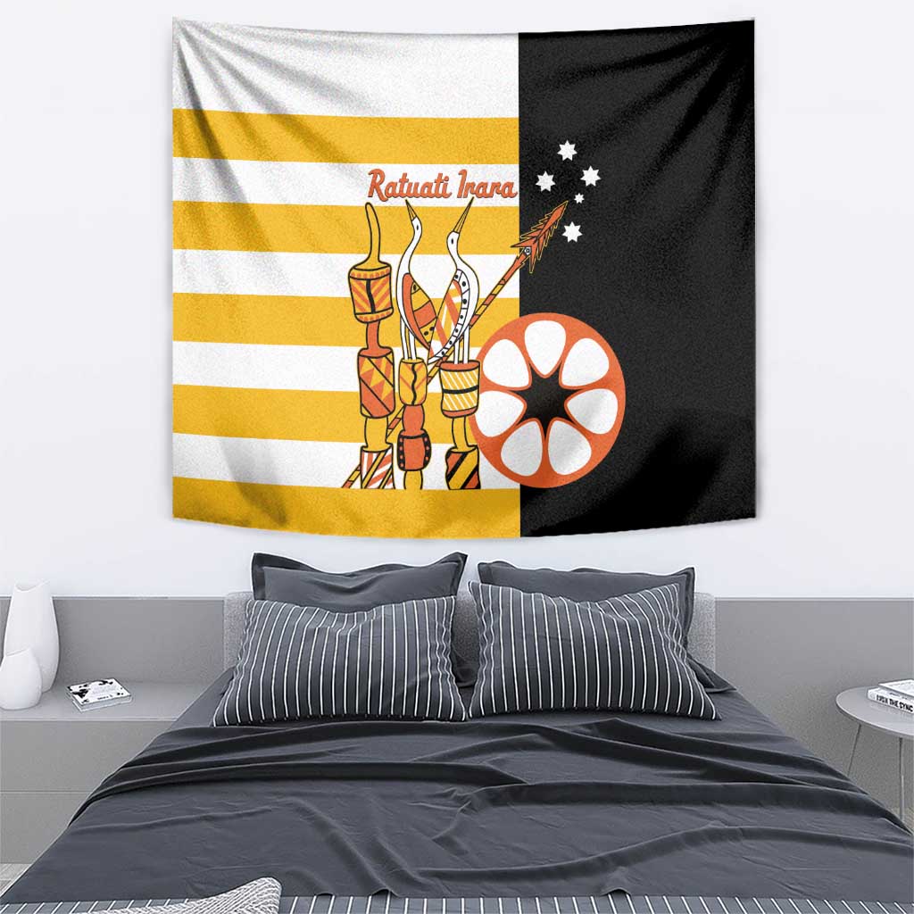 Australia Tiwi Islands Tapestry Ratuati Irara Flag Style