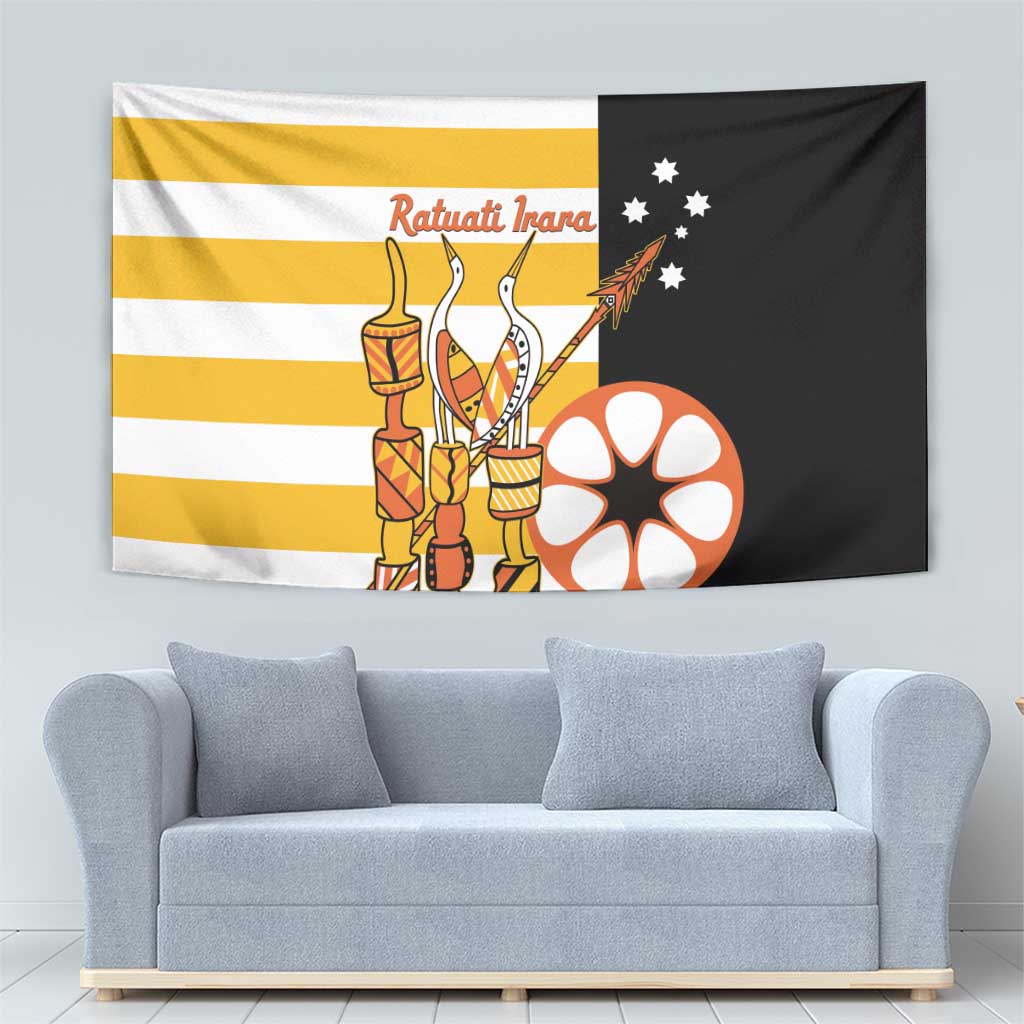 Australia Tiwi Islands Tapestry Ratuati Irara Flag Style