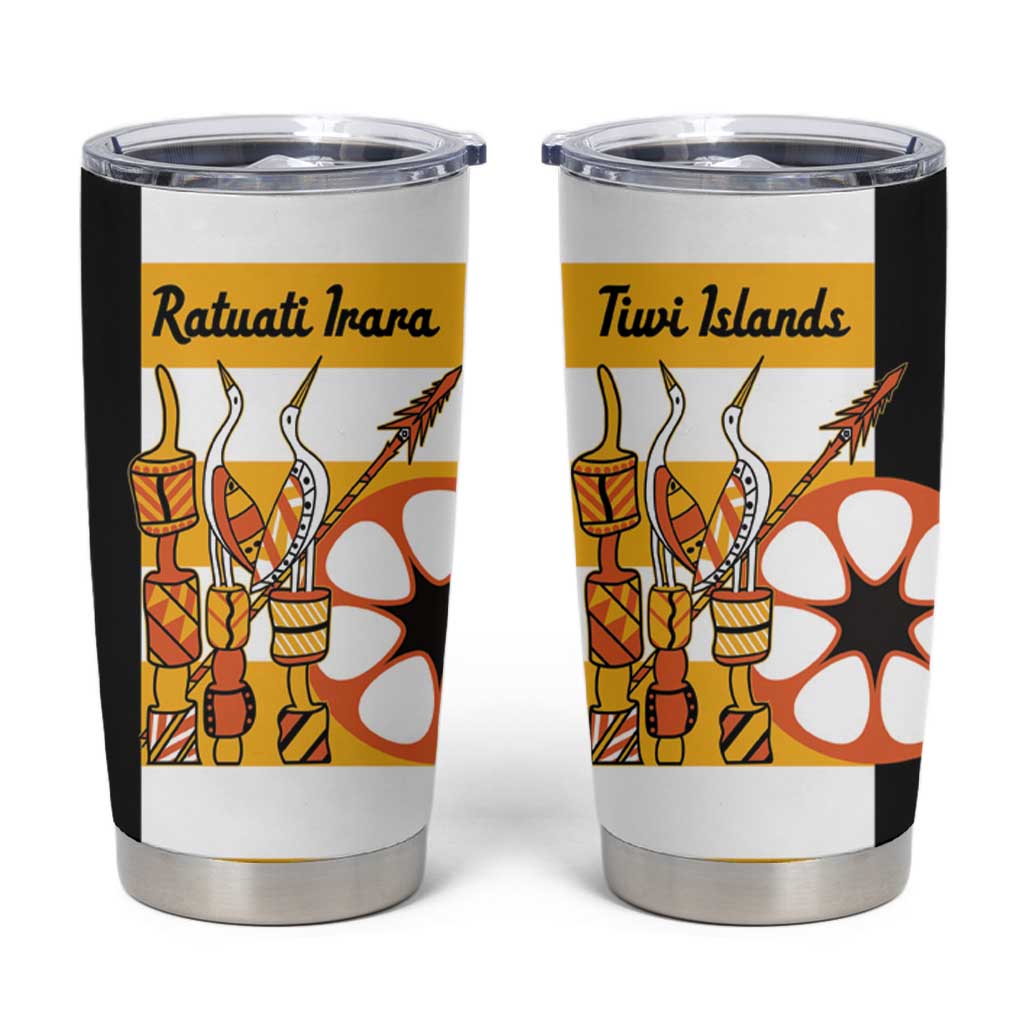 Australia Tiwi Islands Tumbler Cup Ratuati Irara Flag Style