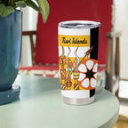 Australia Tiwi Islands Tumbler Cup Ratuati Irara Flag Style