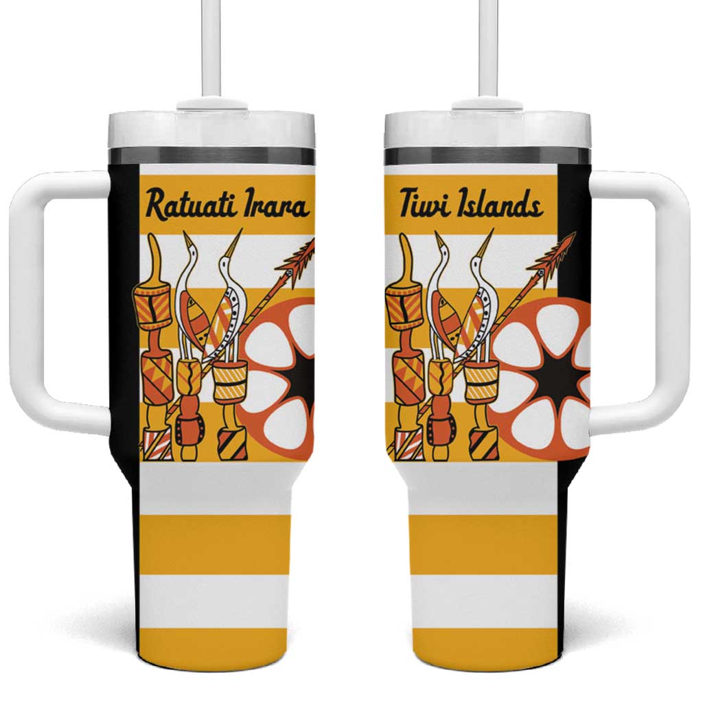 Australia Tiwi Islands Tumbler With Handle Ratuati Irara Flag Style