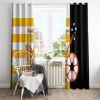 Australia Tiwi Islands Window Curtain Ratuati Irara Flag Style