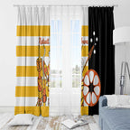 Australia Tiwi Islands Window Curtain Ratuati Irara Flag Style