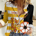Australia Tiwi Islands Women Casual Shirt Ratuati Irara Flag Style