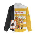 Australia Tiwi Islands Women Casual Shirt Ratuati Irara Flag Style