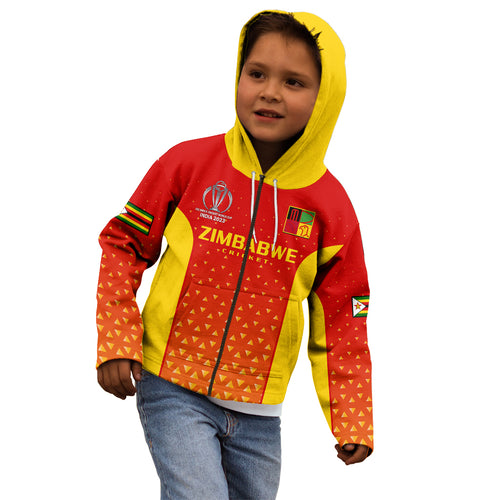 personalised-zimbabwe-cricket-kid-hoodie-go-chevrons-dynamic-version-2023