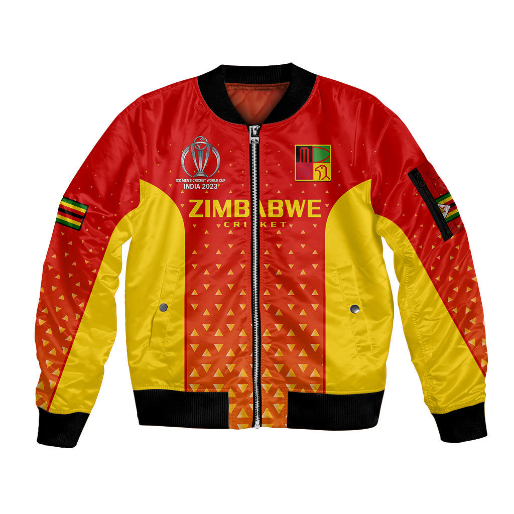 personalised-zimbabwe-cricket-sleeve-zip-bomber-jacket-go-chevrons-dynamic-version-2023