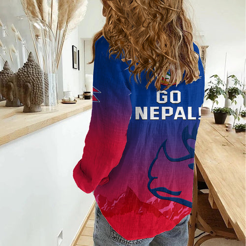 Nepal Cricket Women Casual Shirt Dynamic Version 2023 LT14