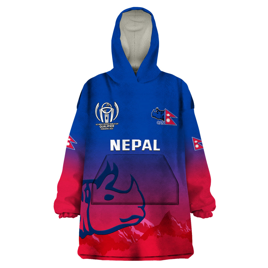 personalised-nepal-cricket-wearable-blanket-hoodie-dynamic-version-2023