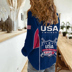 United States Cricket Women Casual Shirt Go USA Dynamic Version 2023 LT14