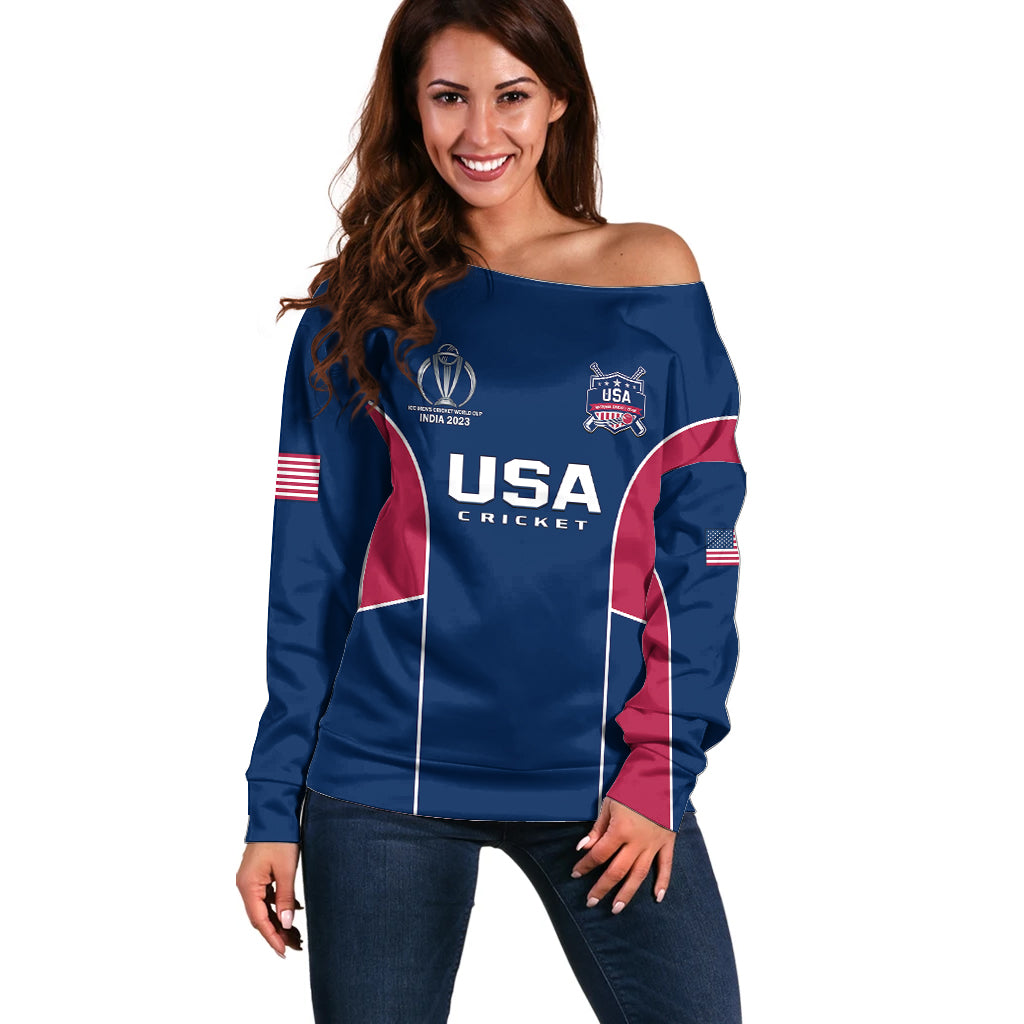 personalised-united-states-cricket-off-shoulder-sweater-go-usa-dynamic-version-2023