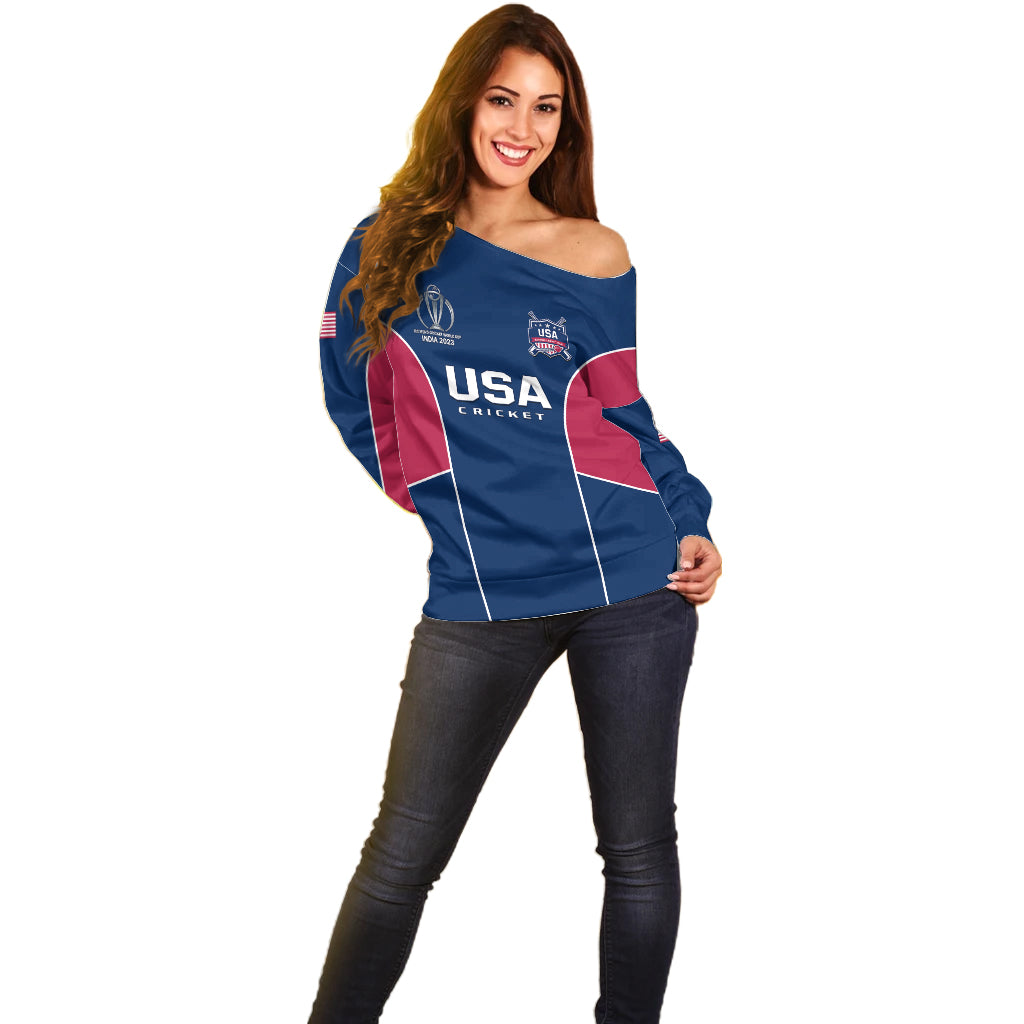 personalised-united-states-cricket-off-shoulder-sweater-go-usa-dynamic-version-2023