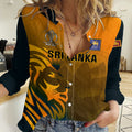 Sri Lanka Cricket Women Casual Shirt Go Lions Dynamic Version 2023 LT14