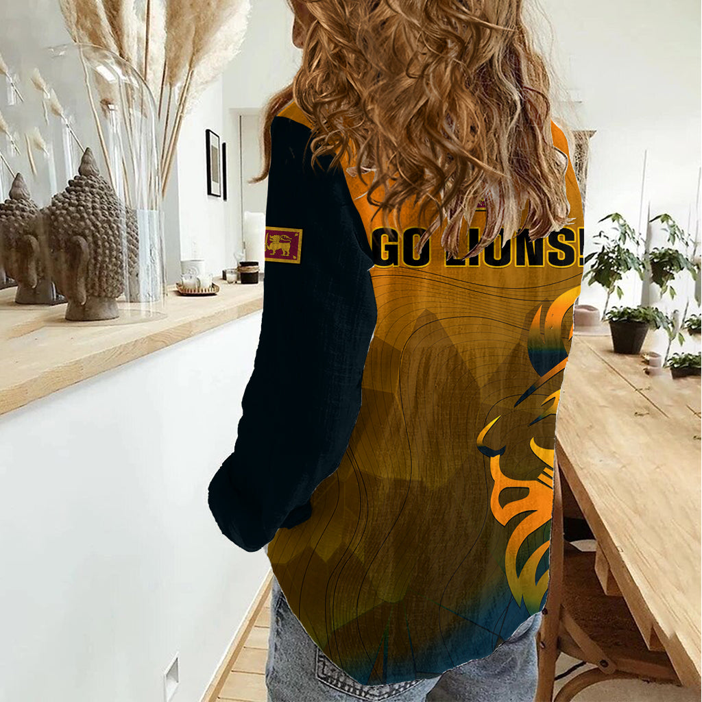 Sri Lanka Cricket Women Casual Shirt Go Lions Dynamic Version 2023 LT14