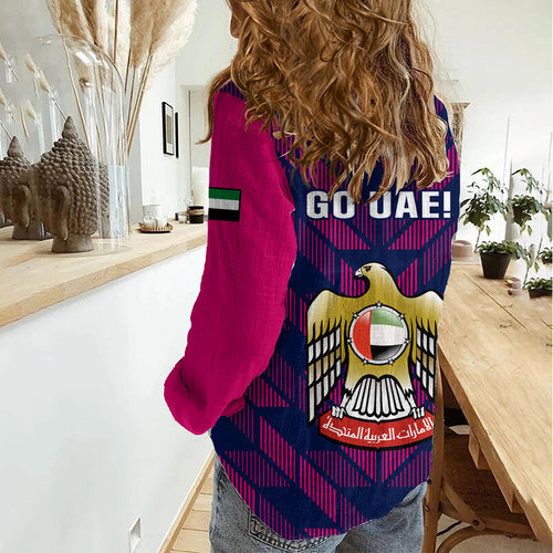 United Arab Emirates Cricket Women Casual Shirt Go UAE Dynamic Version 2023 LT14