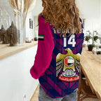 Personalised United Arab Emirates Cricket Women Casual Shirt Go UAE Dynamic Version 2023 LT14