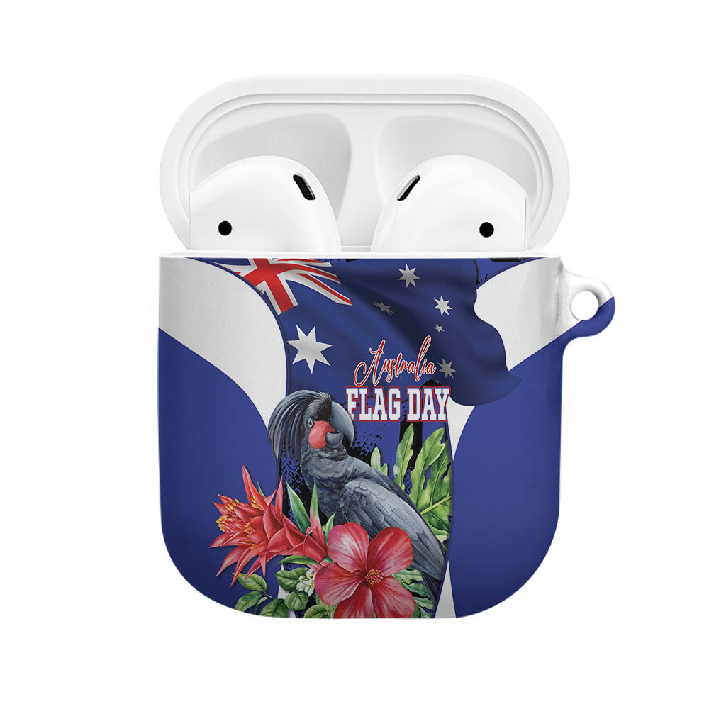 Australian National Flag Day AirPods Case Palm Cockatoo Proud Of Our Flag