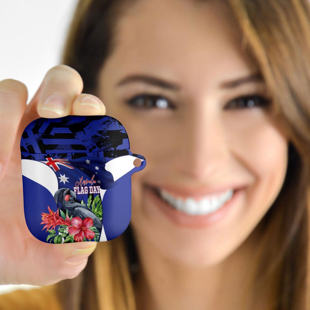 Australian National Flag Day AirPods Case Palm Cockatoo Proud Of Our Flag