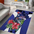 Australian National Flag Day Area Rug Palm Cockatoo Proud Of Our Flag
