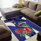 Australian National Flag Day Area Rug Palm Cockatoo Proud Of Our Flag