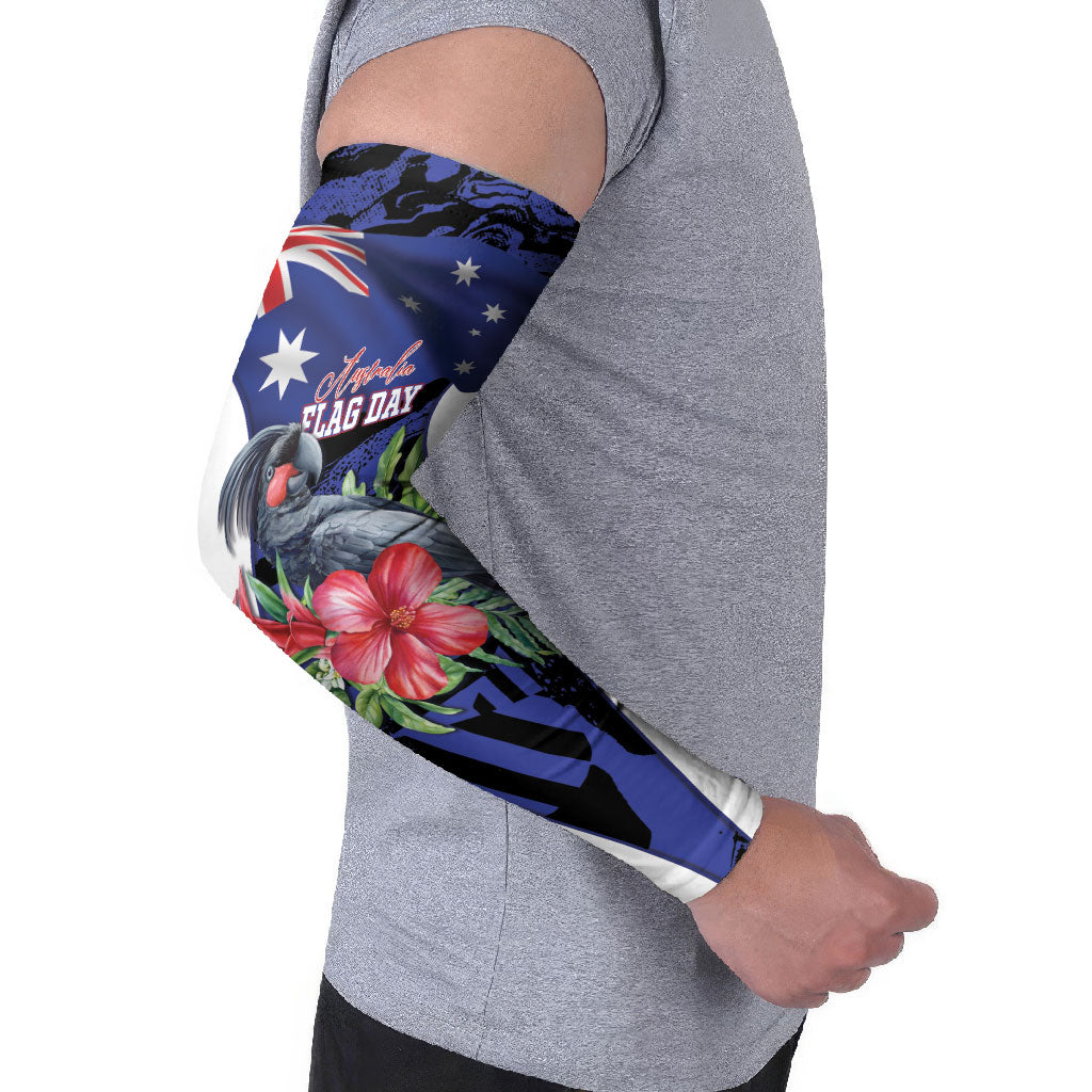 Australian National Flag Day Arm Sleeves Palm Cockatoo Proud Of Our Flag