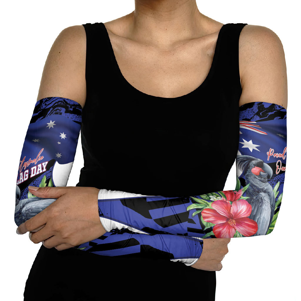 Australian National Flag Day Arm Sleeves Palm Cockatoo Proud Of Our Flag