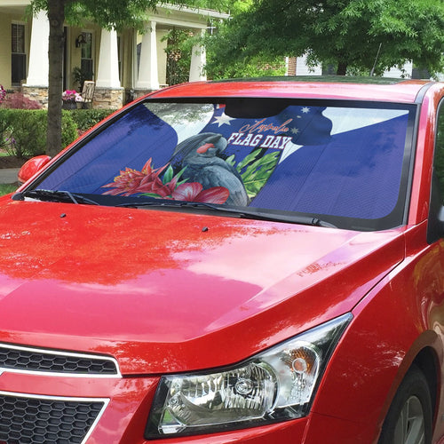 Australian National Flag Day Auto Sun Shade Palm Cockatoo Proud Of Our Flag
