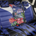 Australian National Flag Day Back Car Seat Cover Palm Cockatoo Proud Of Our Flag