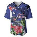 Australian National Flag Day Baseball Jersey Palm Cockatoo Proud Of Our Flag
