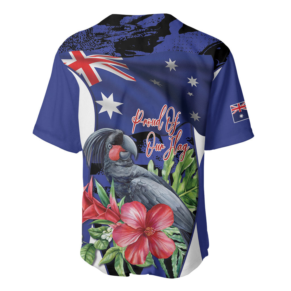 Australian National Flag Day Baseball Jersey Palm Cockatoo Proud Of Our Flag