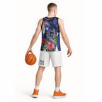 Australian National Flag Day Basketball Jersey Palm Cockatoo Proud Of Our Flag