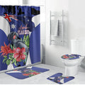 Australian National Flag Day Bathroom Set Palm Cockatoo Proud Of Our Flag