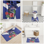 Australian National Flag Day Bathroom Set Palm Cockatoo Proud Of Our Flag
