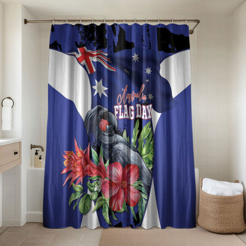 Australian National Flag Day Bathroom Set Palm Cockatoo Proud Of Our Flag