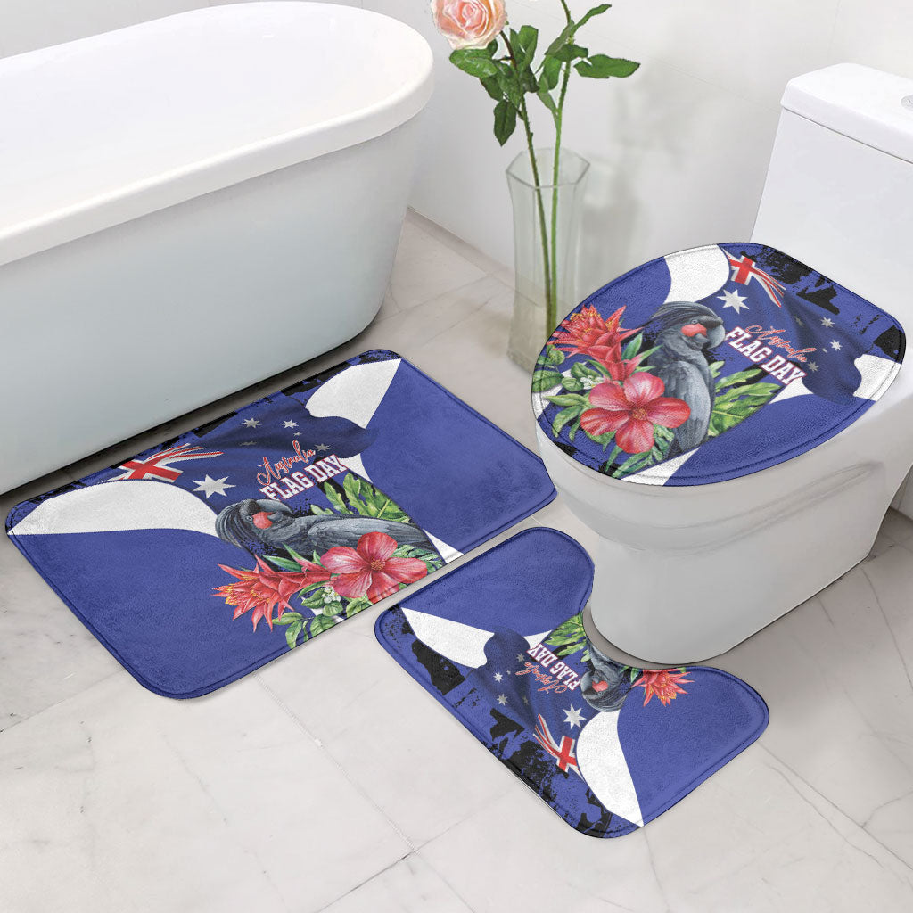 Australian National Flag Day Bathroom Set Palm Cockatoo Proud Of Our Flag