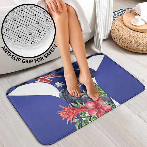 Australian National Flag Day Bathroom Set Palm Cockatoo Proud Of Our Flag