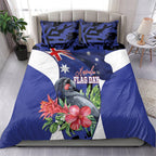Australian National Flag Day Bedding Set Palm Cockatoo Proud Of Our Flag