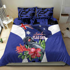 Australian National Flag Day Bedding Set Palm Cockatoo Proud Of Our Flag