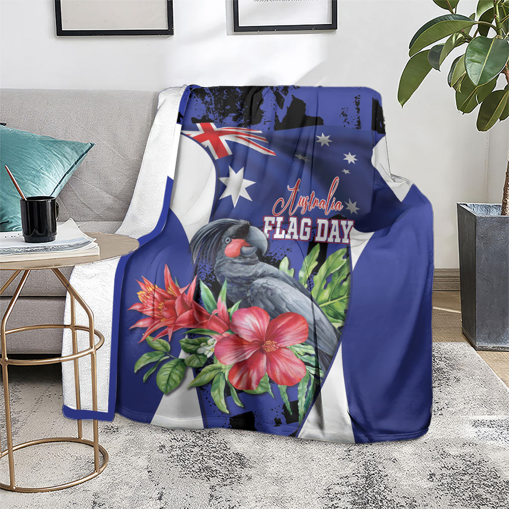 Australian National Flag Day Blanket Palm Cockatoo Proud Of Our Flag