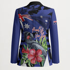 Australian National Flag Day Blazer Palm Cockatoo Proud Of Our Flag