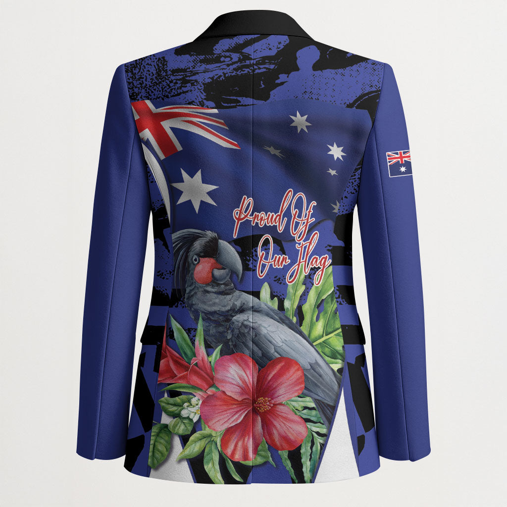 Australian National Flag Day Blazer Palm Cockatoo Proud Of Our Flag