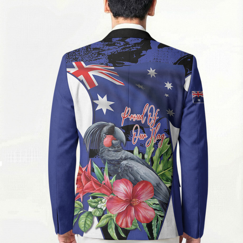 Australian National Flag Day Blazer Palm Cockatoo Proud Of Our Flag