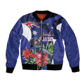 Australian National Flag Day Bomber Jacket Palm Cockatoo Proud Of Our Flag
