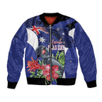 Australian National Flag Day Bomber Jacket Palm Cockatoo Proud Of Our Flag