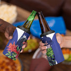 Australian National Flag Day 4 in 1 Can Cooler Tumbler Palm Cockatoo Proud Of Our Flag