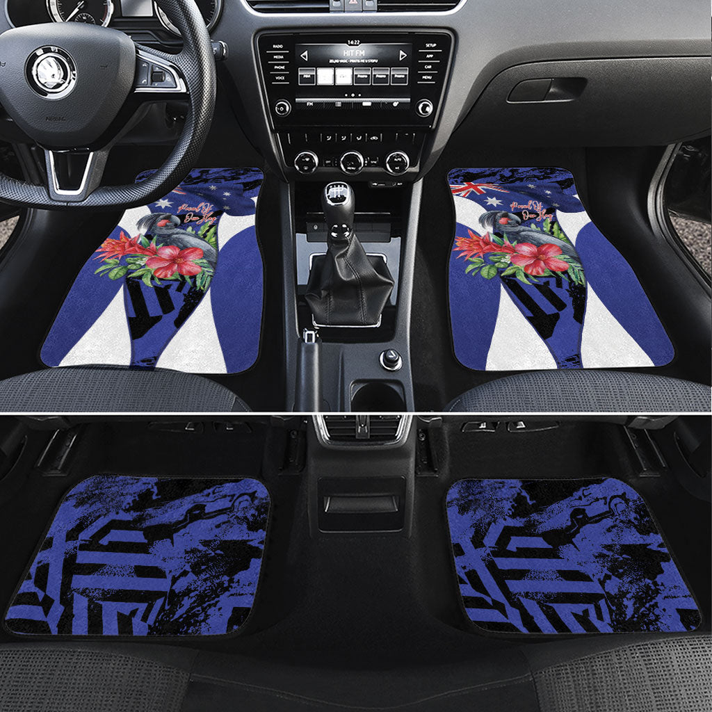 Australian National Flag Day Car Mats Palm Cockatoo Proud Of Our Flag