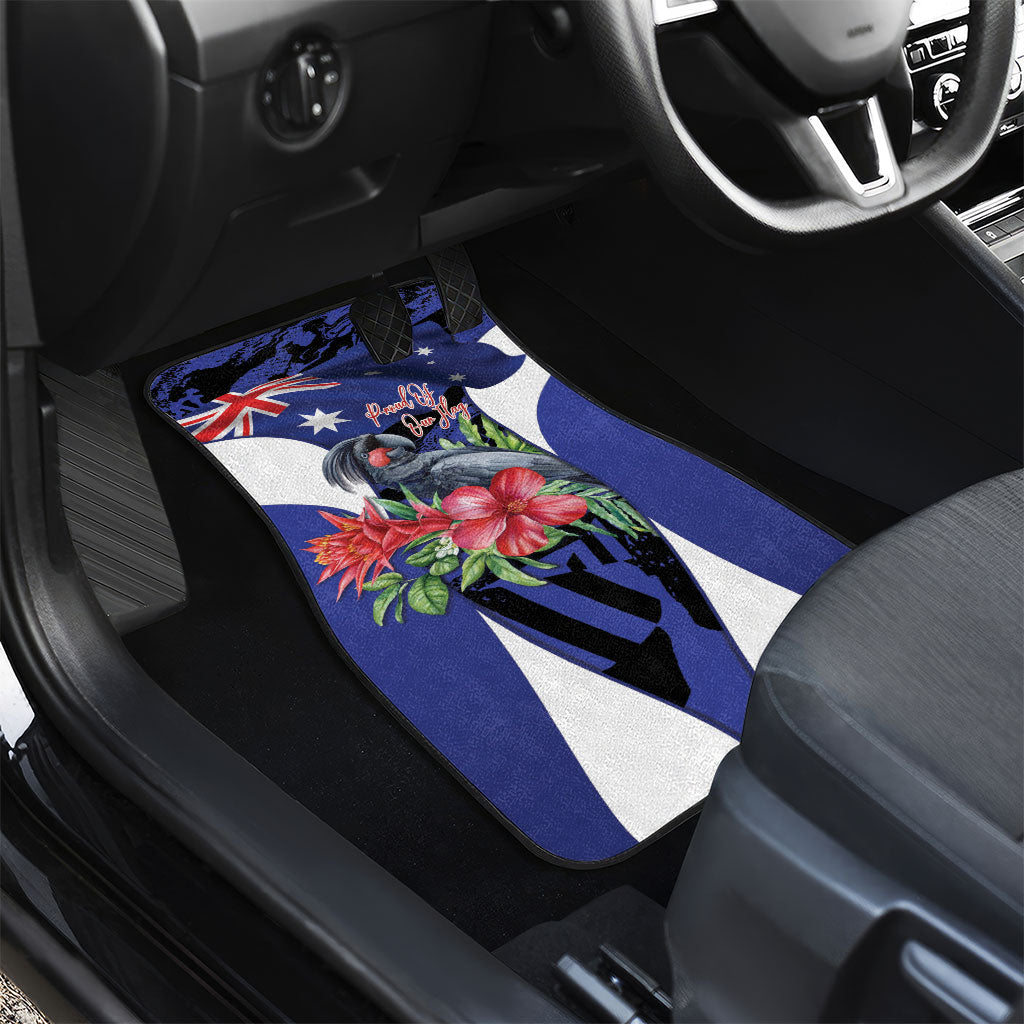 Australian National Flag Day Car Mats Palm Cockatoo Proud Of Our Flag