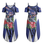 Australian National Flag Day Couples Matching Summer Maxi Dress and Hawaiian Shirt Palm Cockatoo Proud Of Our Flag