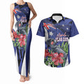 Australian National Flag Day Couples Matching Tank Maxi Dress and Hawaiian Shirt Palm Cockatoo Proud Of Our Flag